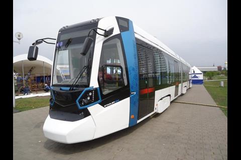 An order to supply 23 Metelitsa trams to St Petersburg made a significant contribution to utilisation of the Minsk plant.
